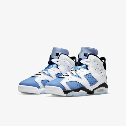 (GS) Air Jordan 6 Retro 'White / UNC University Blue' (2022) 384665-410 - SOLE SERIOUSS (3)