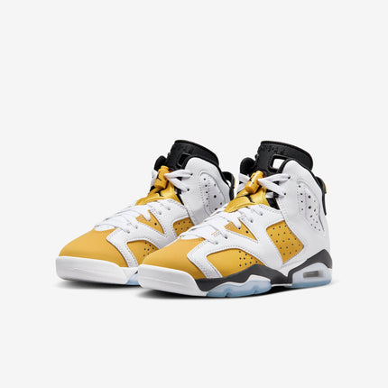 (GS) Air Jordan and 6 Retro 'White / Yellow Ochre' (2024) 384665-170 - Atelier-lumieres Cheap Sneakers Sales Online (3)