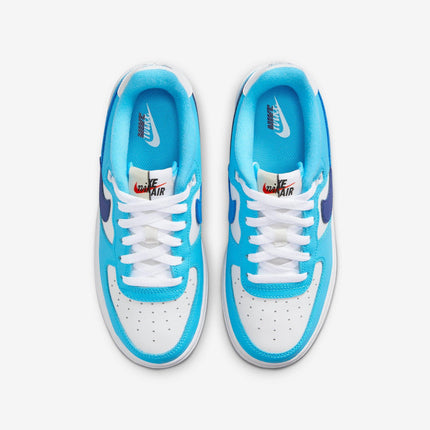 (GS) Nike Air Force 1 Low LV8 2 'Split Light Photo Blue' (2023) DZ2660-100 - SOLE SERIOUSS (4)