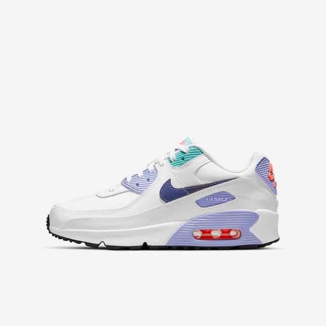 (GS) Nike Air Max 90 LTR SE 2 'Purple Dust' (2021) CZ4500-100 - SOLE SERIOUSS (1)