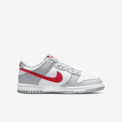 (GS) Nike Dunk Low 'Grey Red' (2022) DV7149-001 - SOLE SERIOUSS (2)