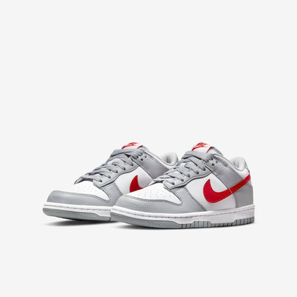 (GS) Nike Dunk Low 'Grey Red' (2022) DV7149-001 - SOLE SERIOUSS (3)