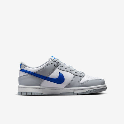 (GS) Nike Dunk Low 'Mini Swoosh Wolf Grey / Game Royal' (2023) FN3878-001 - SOLE SERIOUSS (2)