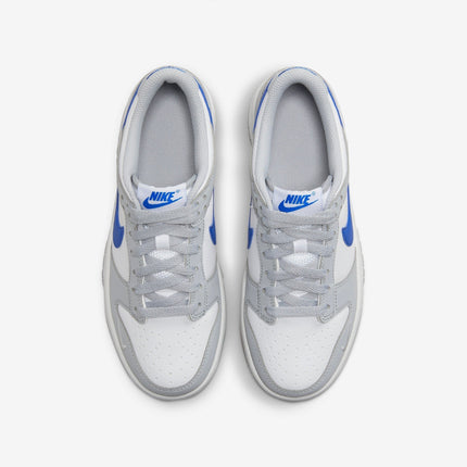 (GS) Nike Dunk Low 'Mini Swoosh Wolf Grey / Game Royal' (2023) FN3878-001 - SOLE SERIOUSS (4)