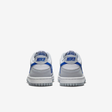 (GS) Nike Dunk Low 'Mini Swoosh Wolf Grey / Game Royal' (2023) FN3878-001 - SOLE SERIOUSS (5)