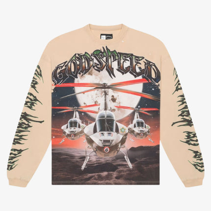 Godspeed 'Air Strike' L/S Long Sleeve T-Shirt Bone | SOLE SERIOUSS [1]