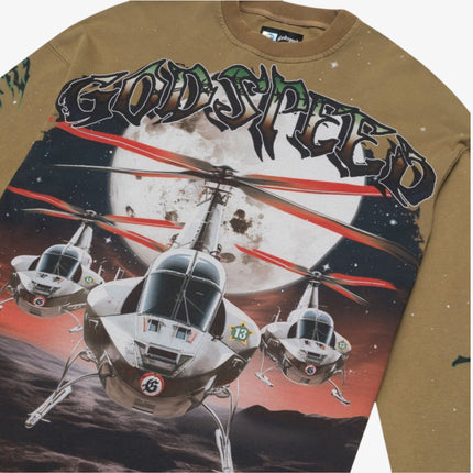 Godspeed 'Air Strike' L/S Long Sleeve T-Shirt Olive | SOLE SERIOUSS [3]
