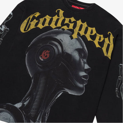 Godspeed 'Alexa' L/S Long Sleeve T-Shirt Black (Washed) | SOLE SERIOUSS [3]