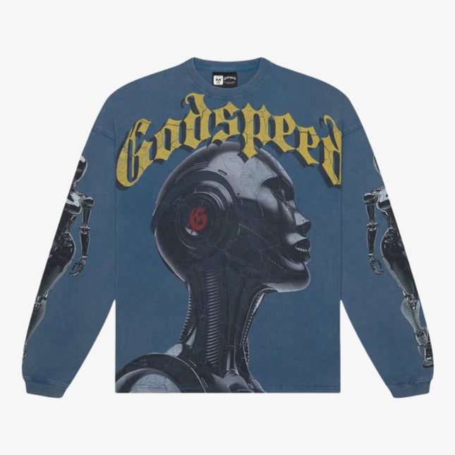 Godspeed 'Alexa' L/S Long Sleeve T-Shirt True Blue (Washed) | SOLE SERIOUSS [1]