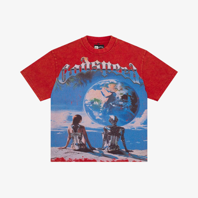 Godspeed 'Artificial Love' T-Shirt Washed Red (Edition of 300) | SOLE SERIOUSS [1]
