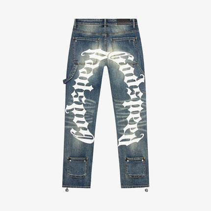 Godspeed 'Double Logo' Denim Jeans Washed Blue | SOLE SERIOUSS [1]