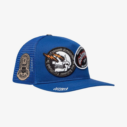 Godspeed Dual Patch Trucker Snapback Hat Royal Blue - SOLE SERIOUSS (1)