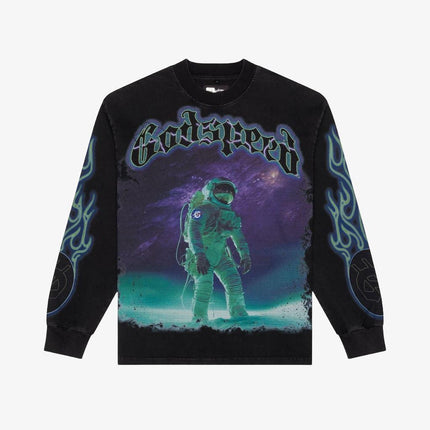 Godspeed 'Extra Terrestrial V2' L/S Long Sleeve Washed Black - SOLE SERIOUSS (1)