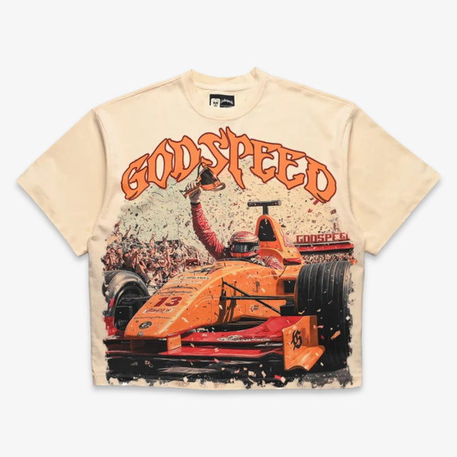 Godspeed 'F1 Finishline' T-Shirt Bone (Edition of 444) | SOLE SERIOUSS [1]