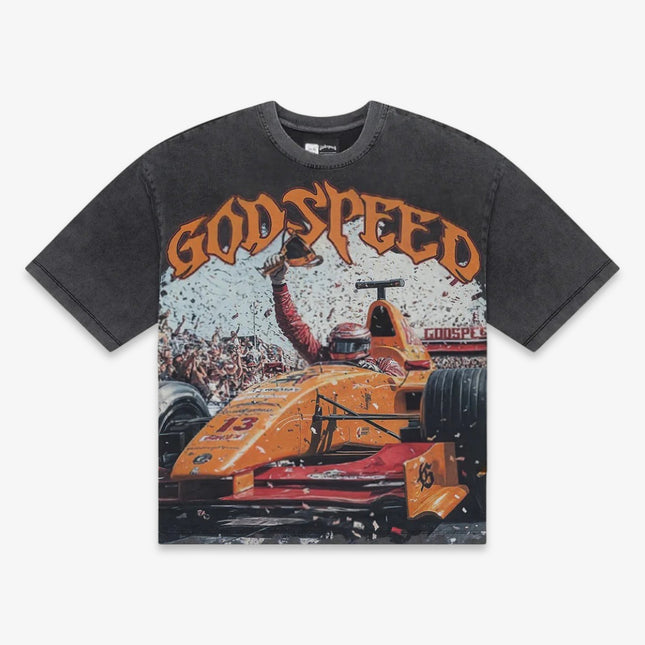 Godspeed 'F1 Finishline' T-Shirt Grey Wash (Edition of 444) | SOLE SERIOUSS [1]