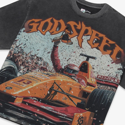 Godspeed 'F1 Finishline' T-Shirt Grey Wash (Edition of 444) | SOLE SERIOUSS [3]