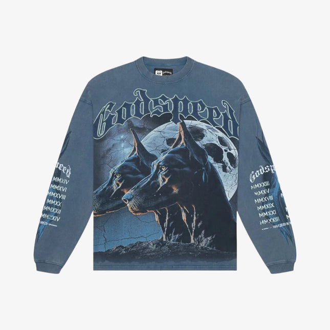 Godspeed 'F.T.D' L/S Long Sleeve T-Shirt True Blue (Edition of 200) | SOLE SERIOUSS [1]