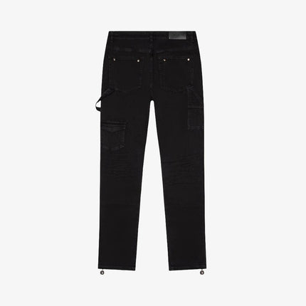 Godspeed Flared Carpenter Denim Jeans Washed Black - SOLE SERIOUSS (2)