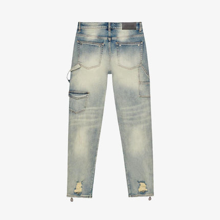 Godspeed Flared Carpenter Denim Jeans Washed Blue (Laser G Logos) - SOLE SERIOUSS (2)