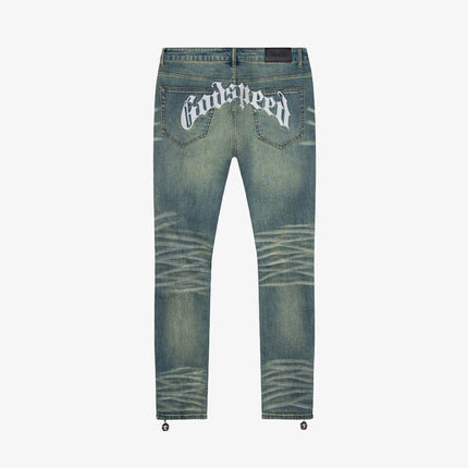 Godspeed 'GS 4ever' Chain-Stitch Denim Jeans Blue - SOLE SERIOUSS (1)