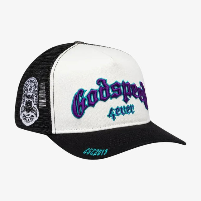 Godspeed 'GS Forever Grape' Trucker Snapback Hat Teal / Purple | SOLE SERIOUSS [1]