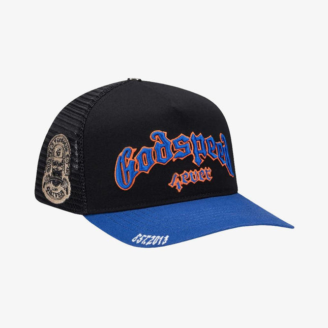 Godspeed 'GS Forever' Trucker Snapback Hat Black / Blue - SOLE SERIOUSS (1)