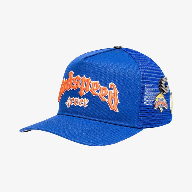 Godspeed 'GS Forever' Trucker Snapback Hat Blue / Orange - SOLE SERIOUSS (1)