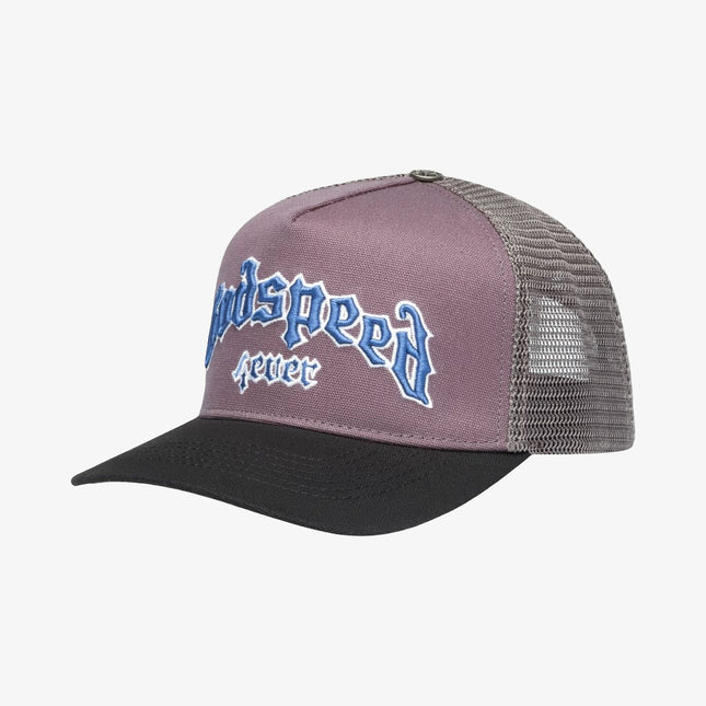 Godspeed 'GS Forever' Trucker Snapback Hat Grey / French Blue - SOLE SERIOUSS (1)