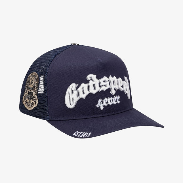 Godspeed 'GS Forever' Trucker Snapback Hat Midnight Navy - SOLE SERIOUSS (1)