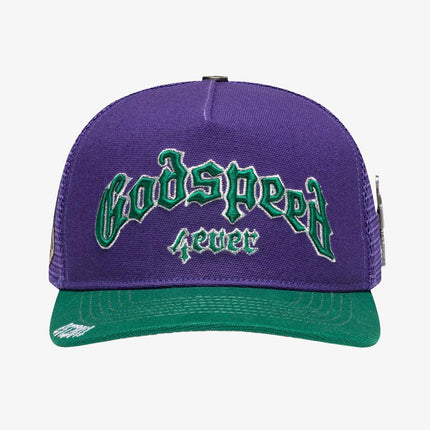 Godspeed 'GS Forever' Trucker Snapback Hat Purple / Green - SOLE SERIOUSS (3)