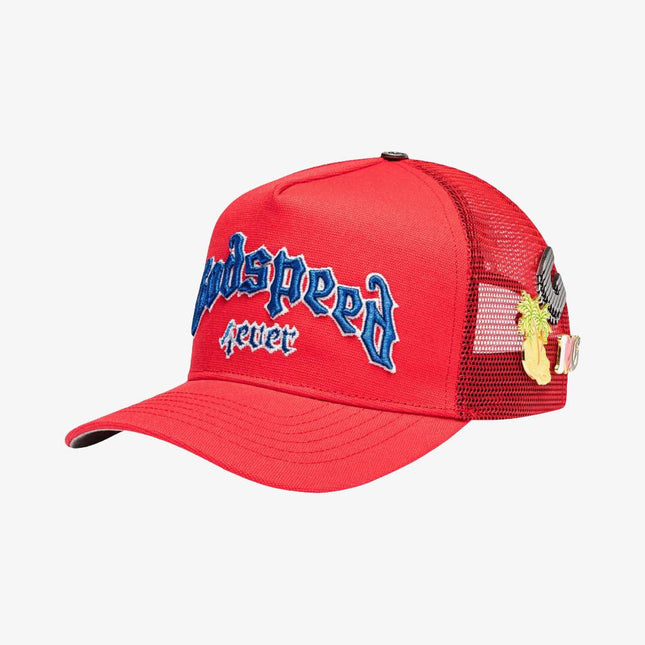 Godspeed 'GS Forever' Trucker Snapback Hat Red / Blue - SOLE SERIOUSS (1)