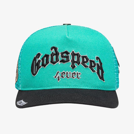 Godspeed 'GS Forever' Trucker Snapback Hat Turquoise / Black - SOLE SERIOUSS (2)