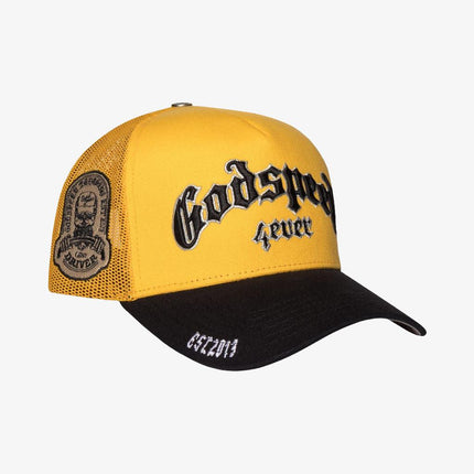 Godspeed 'GS Forever' Trucker Snapback Hat Yellow / Black - SOLE SERIOUSS (2)