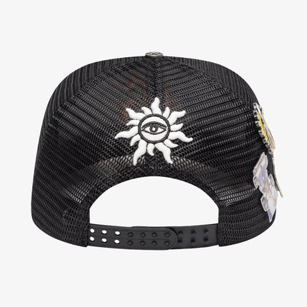 Godspeed 'GS Logo' Trucker Snapback Hat Black / Tangerine - SOLE SERIOUSS (3)