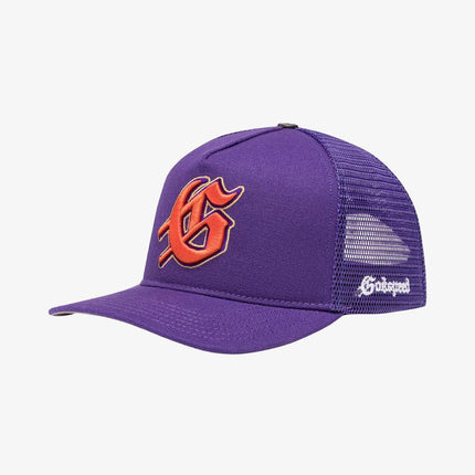 Godspeed 'GS Logo' Trucker Snapback Hat Purple / Orange - SOLE SERIOUSS (2)