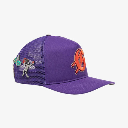 Godspeed 'GS Logo' Trucker Snapback Hat Purple / Orange - SOLE SERIOUSS (3)