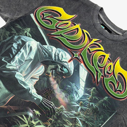 Godspeed 'Indoor 4/20' T-Shirt Earl Grey (Edition of 444) | SOLE SERIOUSS [3]