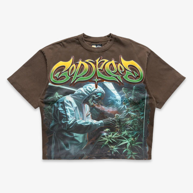 Godspeed 'Indoor 4/20' T-Shirt Grabba Brown (Edition of 444) | SOLE SERIOUSS [1]