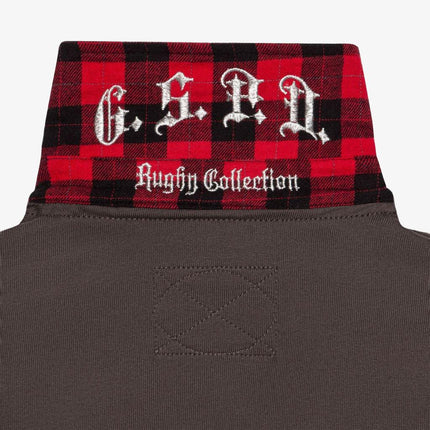 Godspeed 'Merrick Classic Horsemen' L/S Long Sleeve Rugby Shirt Smoke Grey / Black - SOLE SERIOUSS (4)