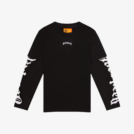 Godspeed 'N.O.N' Layered L/S Long Sleeve Shirt Black - SOLE SERIOUSS (3)