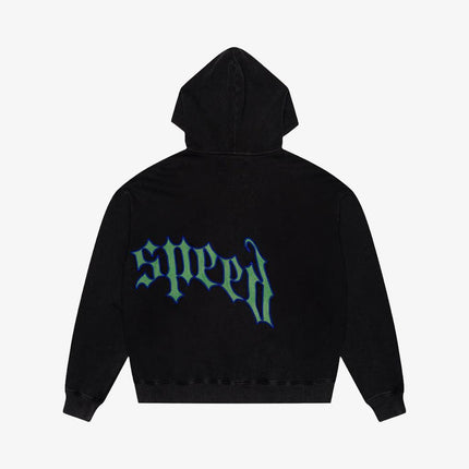 Godspeed 'OG Logo' 400 GSM French Terry Sweatsuit Black / Green (Hoodie & Sweatpants) - SOLE SERIOUSS (4)