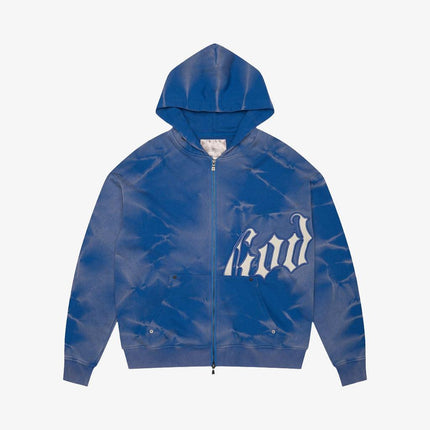 Godspeed 'OG Logo' 400 GSM French Terry Sweatsuit Blue Tie-Dye (Hoodie & Sweatpants) - SOLE SERIOUSS (2)