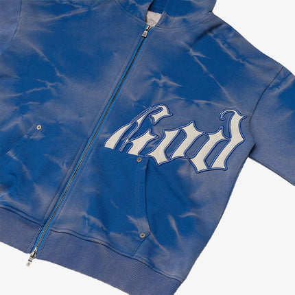 Godspeed 'OG Logo' 400 GSM French Terry Sweatsuit Blue Tie-Dye (Hoodie & Sweatpants) - SOLE SERIOUSS (4)