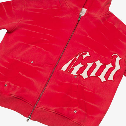 Godspeed 'OG Logo' 400 GSM French Terry Sweatsuit Red Tie-Dye (Hoodie & Sweatpants) - SOLE SERIOUSS (3)