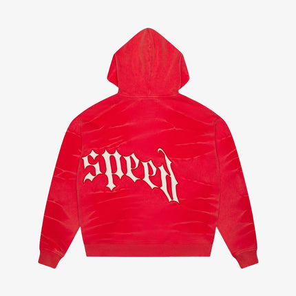 Godspeed 'OG Logo' 400 GSM French Terry Sweatsuit Red Tie-Dye (Hoodie & Sweatpants) - SOLE SERIOUSS (4)