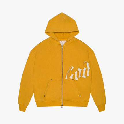 Godspeed 'OG Logo' 400 GSM French Terry Sweatsuit Yellow (Hoodie & Sweatpants) - SOLE SERIOUSS (2)