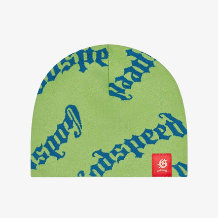 Godspeed 'OG Logo' Beanie Green Apple / Blue - SOLE SERIOUSS (1)