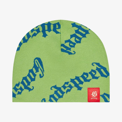 Godspeed 'OG Logo' Beanie Green Apple / Blue - SOLE SERIOUSS (3)