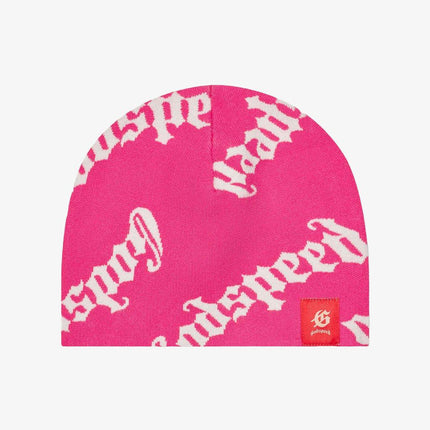 Godspeed 'OG Logo' Beanie Pink / White - SOLE SERIOUSS (1)