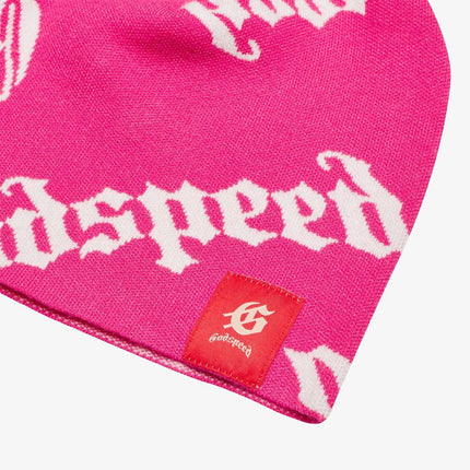 Godspeed 'OG Logo' Beanie Pink / White - SOLE SERIOUSS (2)